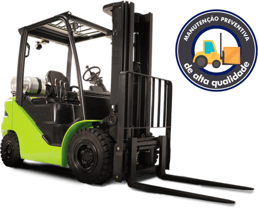 Manutenção preventiva e corretiva de empilhadeiras